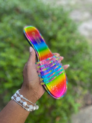 Taste the Rainbow Studded Slide