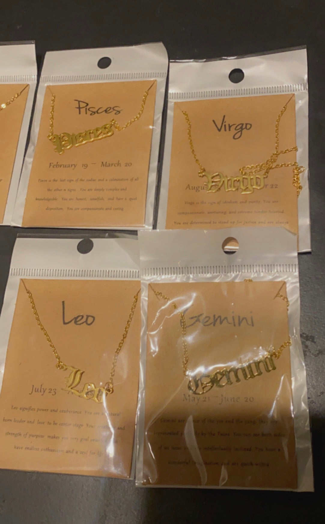 Zodiac Necklace